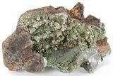 Rhombohedral Calcite and Barite on Conichalcite - Ojuela Mine #219861-2